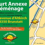 Court Annexe déménagement plan d'accès